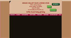 Desktop Screenshot of grassvalleyelks.org